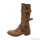 Fiorentini + Baker Mid-Calf Round-Toe Boots