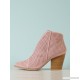 
        Perforated Almond Toe Bootie
    