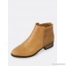 Perforated Shaft Zip Up Bootie NATURAL