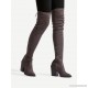 
        Pointed Toe Block Heeled Thigh High  Boots
    