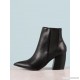 
        Pointed Toe Chunky Heel Bootie
    