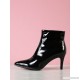 
        Pointy Toe Patent Bootie
    