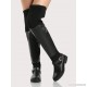 
        Ribbed Accent OTK Boots BLACK
    