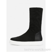 Round Toe Mid Calf Boots