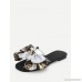 Bow Decorated Satin Flat Sandals