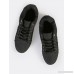 Distressed Denim Lace Up Sneakers BLACK DENIM