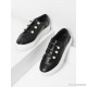 
        Faux Pearl Decorated Slip On Sneakers
    