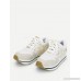 Flower Lace Panel Lace Up Trainers