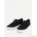 Knit Design Lace Up Sneakers