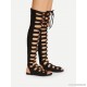 
        Lace-Up Gladiator Sandals
    