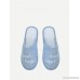 Letter Embroidery Flat Slippers