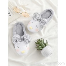 Pom Pom Decorated Cute Slippers