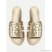 Rhinestone Design Flatform Sandals