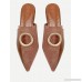 Ring Front Pointed Toe Flats