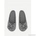 Round Toe Bow Design Flat Slippers