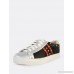Spiked Colorblock Lace Up Sneakers BLACK