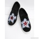 
        Star Pattern Round Toe Sneakers
    