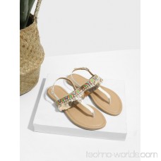Flat Disc Toe Post Sandals