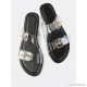 
        PVC Double Buckle Slip Ons CLEAR
    