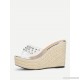 
        Rockstud Decorated Woven Design Wedges
    