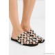 Amelia studded suede slippers 