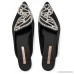 Bibi Butterfly embellished satin slippers