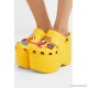 + Crocs embellished rubber platform sandals
