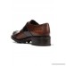 Fringed burnished leather brogues