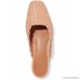 Galia woven leather slippers