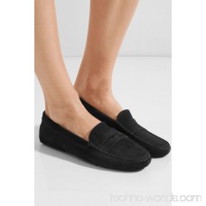 Gommino suede loafers