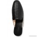Intrecciato leather slippers