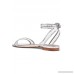 Judy Frill metallic leather and PVC sandals