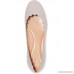 Lauren scalloped leather ballet flats