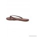 Lily leather flip flops