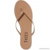 Lily matte-leather flip flops