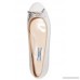 Metallic textured and patent-leather ballet flats