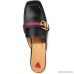 Peyton logo-embellished leather slippers