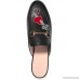 Princetown appliquéd embellished leather slippers