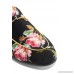 Princetown horsebit-detailed shearling-lined floral-print velvet slippers