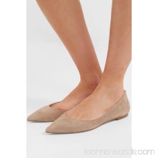 Romy suede point-toe flats