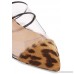 Seduction PVC and leopard-print calf hair slippers