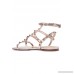 Valentino Garavani The Rockstud metallic leather sandals