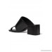 Cube cutout leather mules