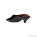 Patent-leather mules