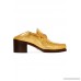 Horsebit-detailed collapsible-heel metallic leather loafers