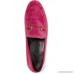 Jordaan horsebit-detailed leather-trimmed velvet loafers