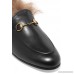 Jordaan horsebit-detailed shearling-lined leather loafers