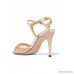 Millie metallic and patent-leather sandals