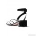 Patent-leather and PVC sandals