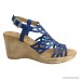 Ana Roman 16325 Womens Leather Wedges Made In Spain